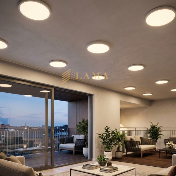 Đèn Panel Ốp Trần Nổi Loại Tròn 30W Đổi Màu Nanoco NRP30C1R