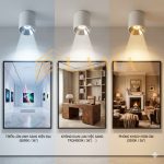 Đèn Lon Ốp Trần Với 3 Ánh Sáng 3 Khung Cảnh