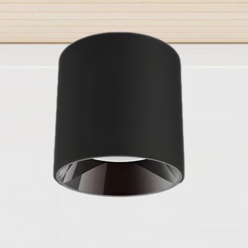 Đèn Lon Trần Nanoco 10W Thân Đen