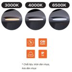 Đèn Ốp Trần Nổi Tràn Viền 15W Nanoco 3 Màu Khách Nhau