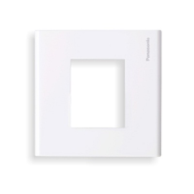 Mặt Công Tắc Vuông Panasonic Dùng 2 Thiết Bị Wide Trắng Panasonic