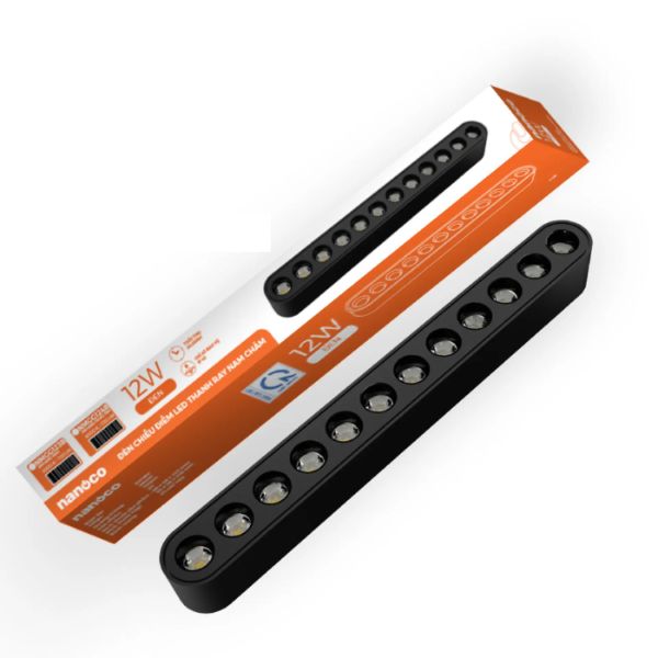 Đèn Ray Nam Châm Âm Trần Chiếu Điểm 12W NMGG123B.24B Nanoco