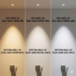 Đèn Spotlight Âm Trần 12W Chóa Chrome Góc Chiếu 36 Độ NSP12WC36