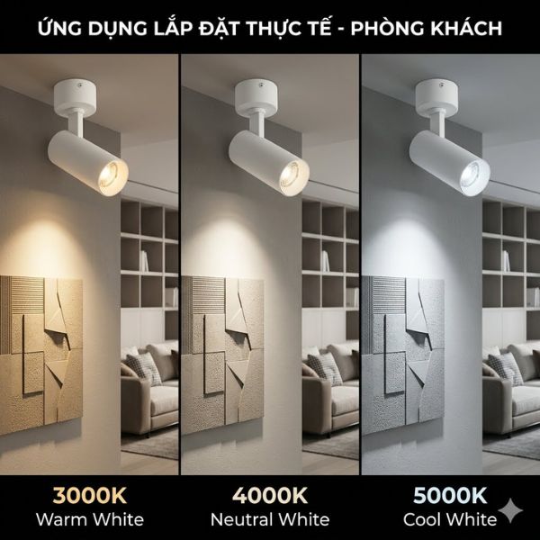 Đèn Track Light T2 Sora Series 20W Màu Trắng NTRS20