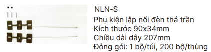 Phụ Kiện Lắp Nổi Đèn Thả Trần Nanoco NLN S